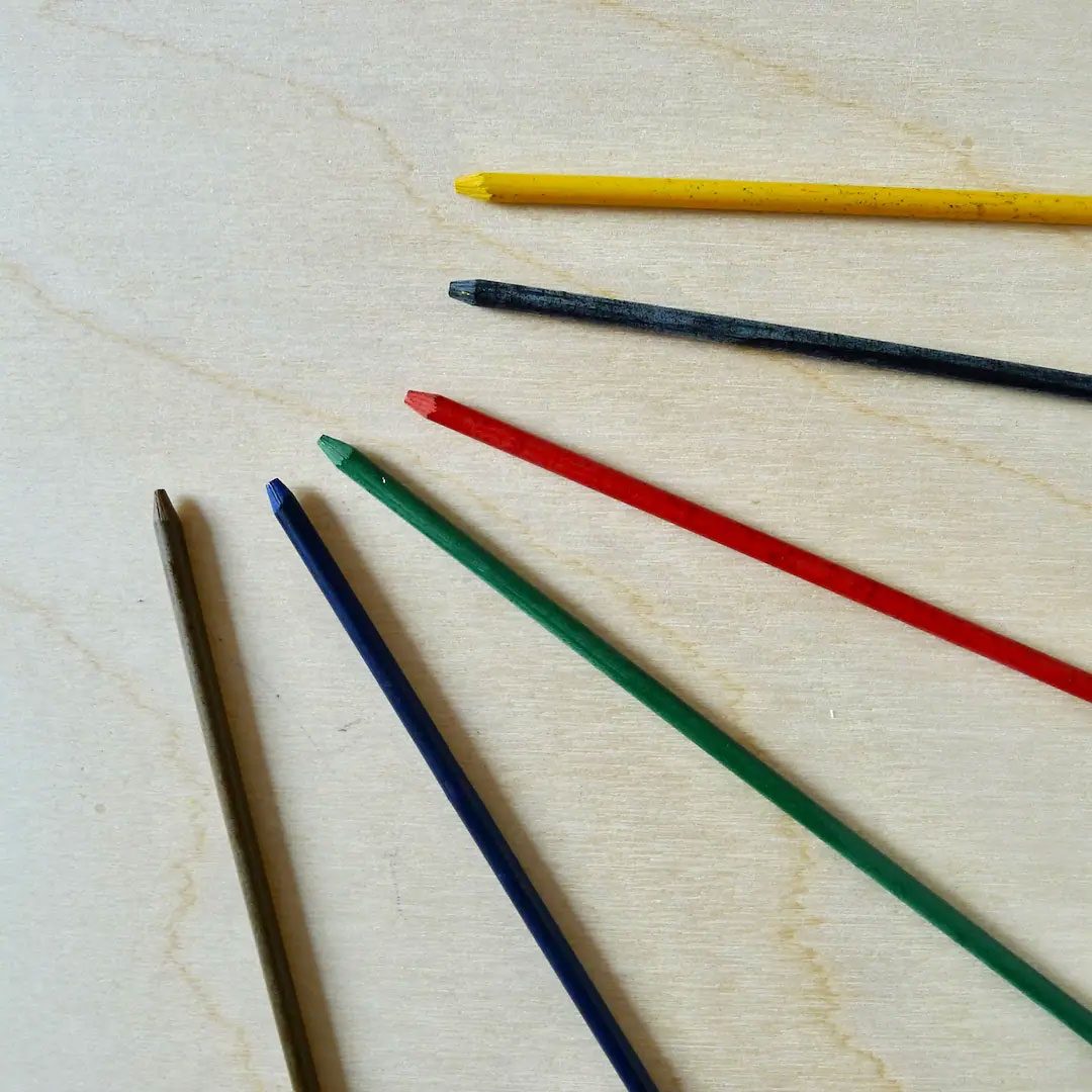 Грифелі для цангового олівця 2,0мм., 120мм., 6 кольорів, 6шт/уп., (4301) Koh-i-noor - фото 1