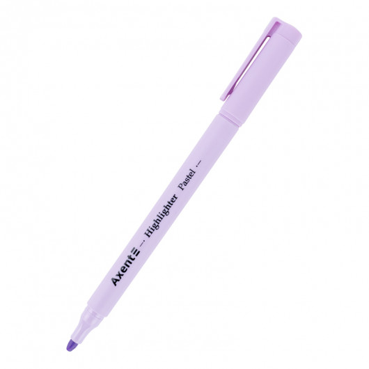 Маркер текстовый Highlighter Pastel 2533-A, 2-4 мм клиноп., лавандовый Axent - фото 1