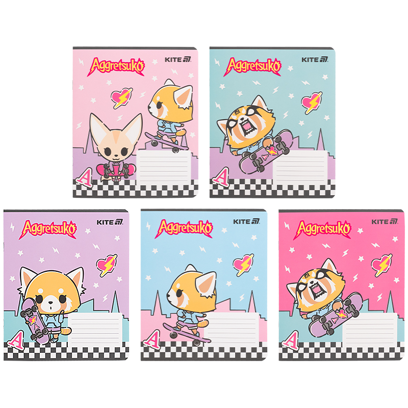 Зошит 18 арк., кл., софт тач + УФ лак, Aggretsuko (AR25-236) Kite - фото 9