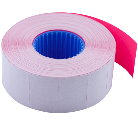 Этикет-лента 26*16мм., прямоугольная, внутренняя намотка, 1000шт./рул., 10рул/уп., малин. BuroMax - фото 2