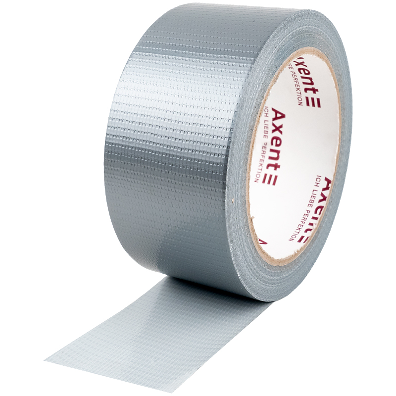Лента армированная клейкая (армированный скотч) 48мм.*25м., 150 мкм., серебр. Axent - фото 1
