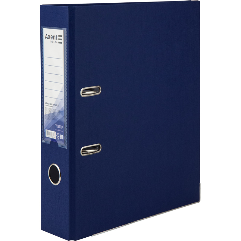 Реєстратор 7,5см. А4 (PP), син. Axent Delta - фото 2
