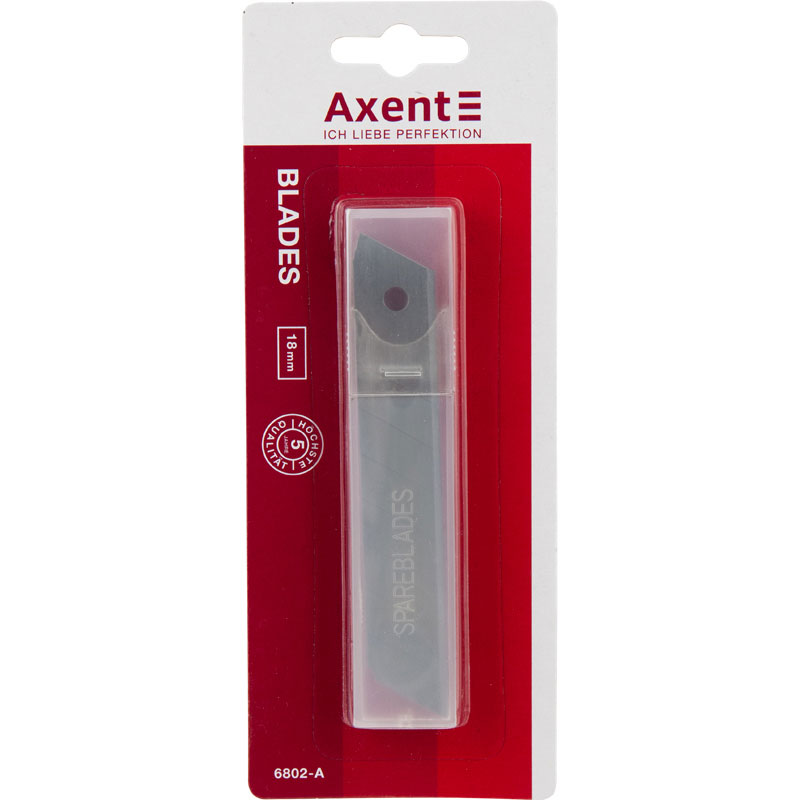Леза змінні для канцелярського ножа 18мм., 10шт/уп. Axent - фото 2