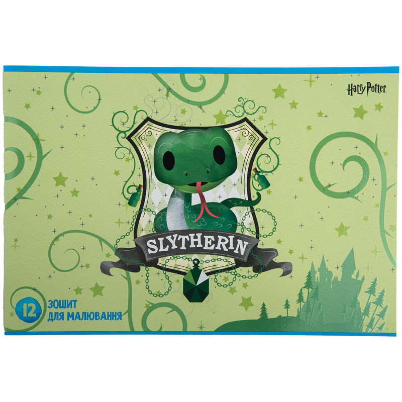 Тетрадь для рисования, 12 л., скоба, софт тач + УФ лак, «Harry Potter» Kite - фото 5