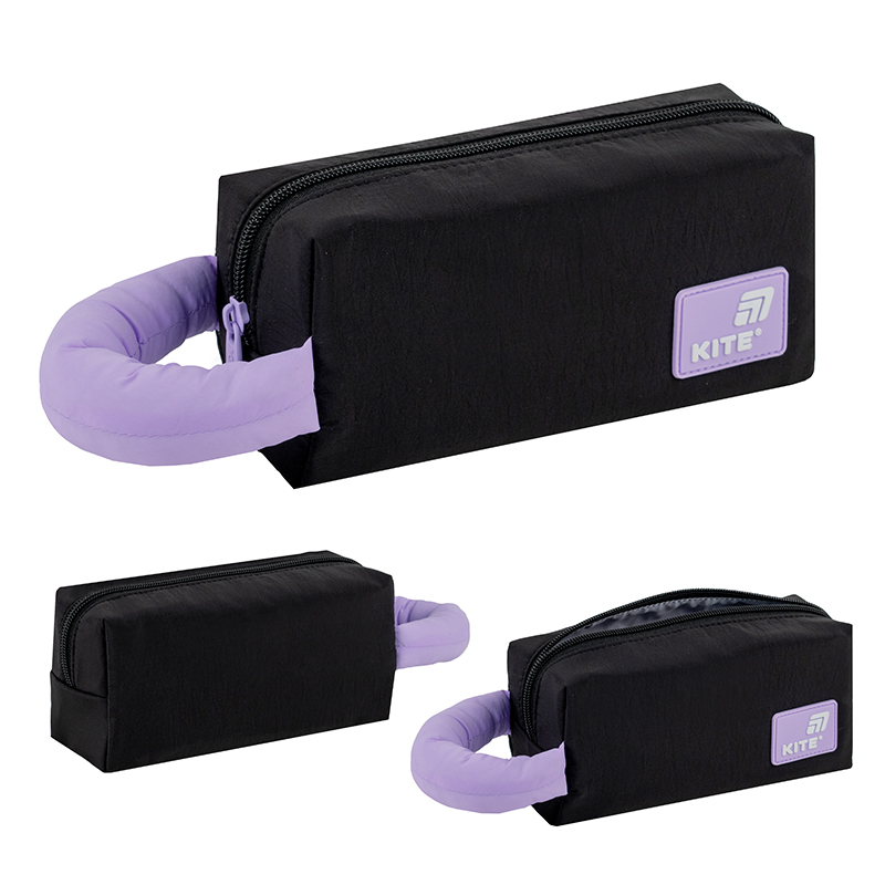 Пенал 2703-4 чорно-фіолетовий Kite - фото 5