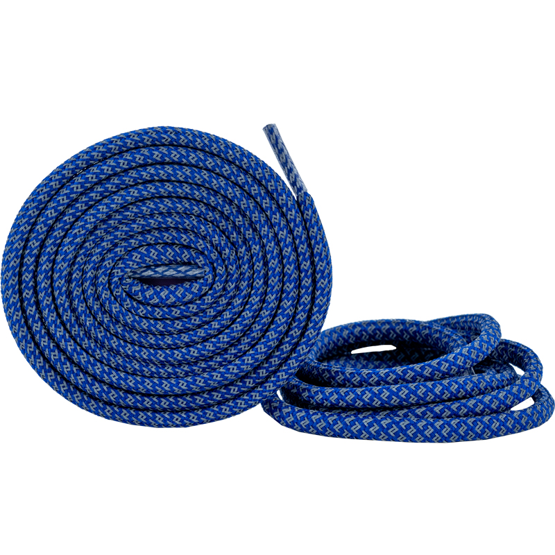 Шнурки для обуви светоотражающие, син. Kite - фото 1