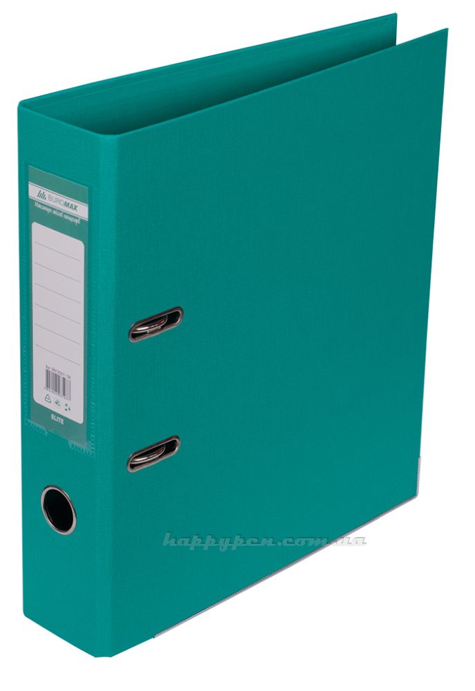 Регистратор 7см. А4 (PP двустороннее покрытие) ELITE, бирюз. BuroMax - фото 2