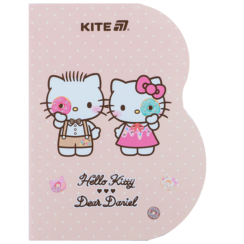 Блокнот вирубка, клей, 60 арк., А6 Hello Kitty-1 (HK25-223-1) Kite - фото 1