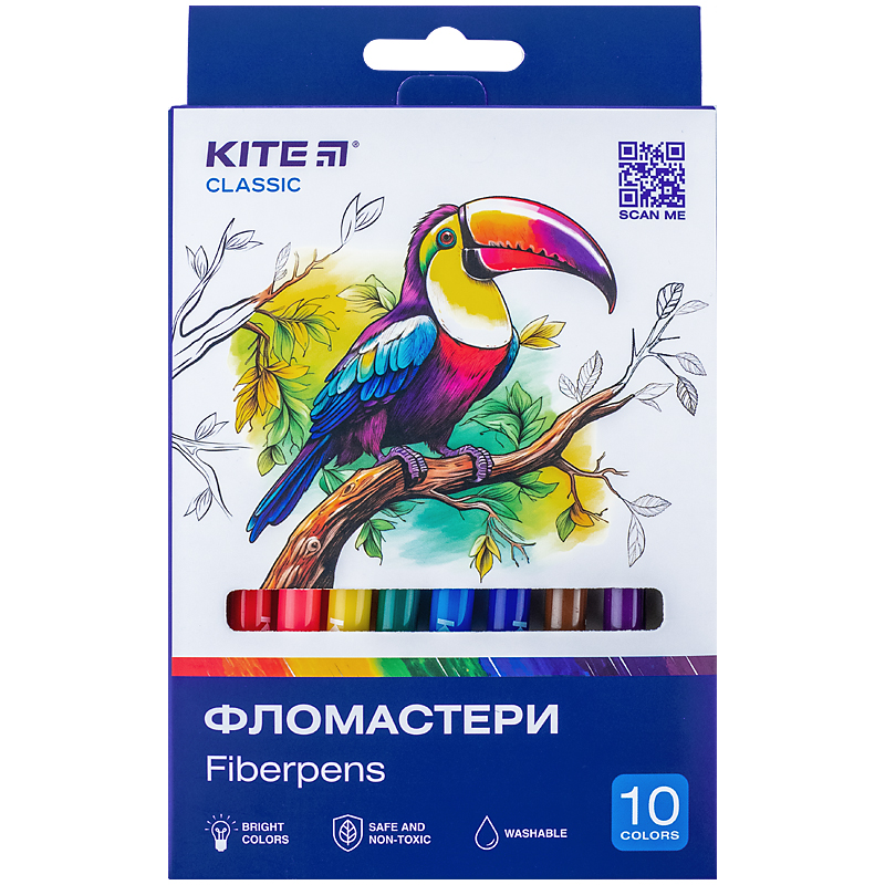 Фломастери, набiр 10 шт. Kite Classic Kite - фото 1