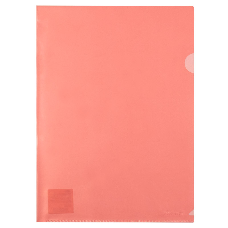 Папка-куток глянсова, 170мкм, 10шт./уп., черв. Axent - фото 1