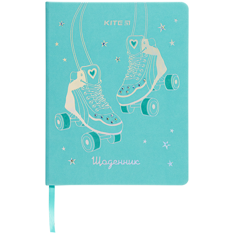 Школьный дневник, твердая обложка, PU, Roller-skates (K22-264-3) Kite - фото 1