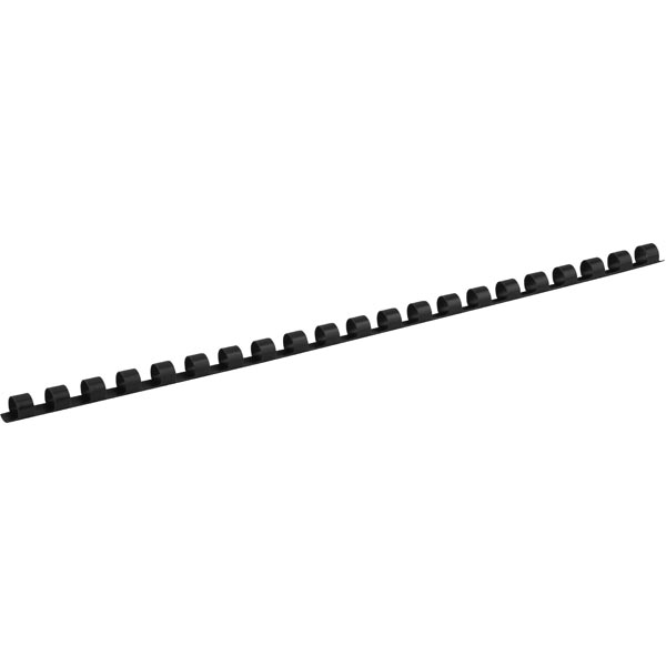 Пружини пластикові 8мм., скріплють до 45арк., 100шт/уп., чорн. Axent - фото 1