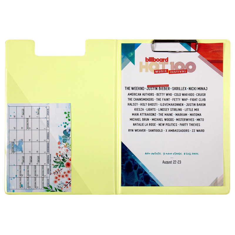 Папка-планшет 2514-26-A, Pastelini, желт. Axent - фото 1