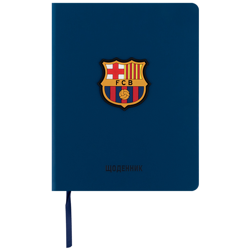 Школьный дневник, твёрдая обложка, PU, FC Barcelona (BC25-264) Kite - фото 6