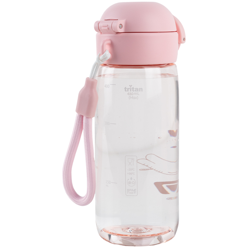 Бутылочка для воды, 480 мл, розовая (K25-1236-3) Kite - фото 2
