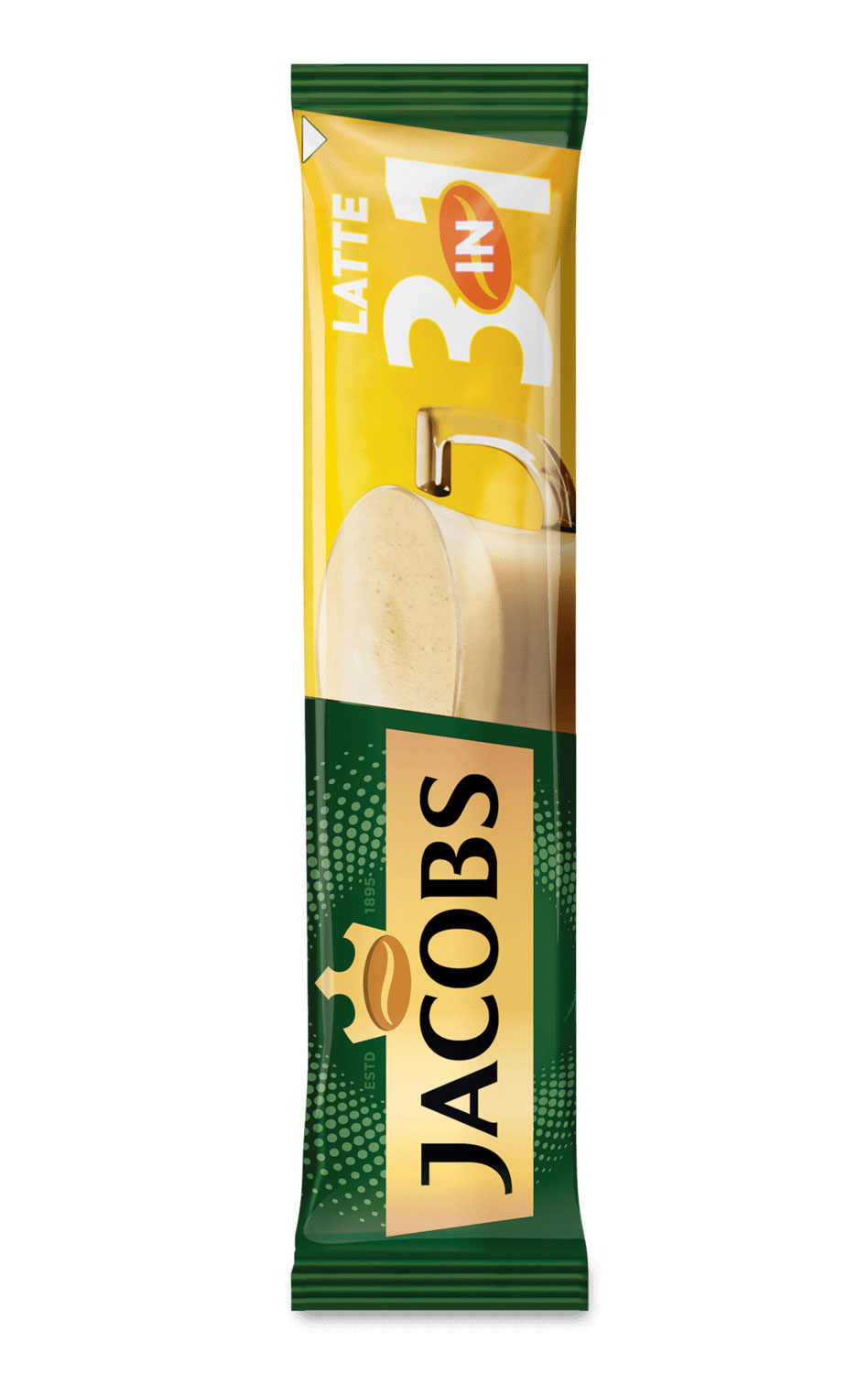 Кава в стіках Jacobs 3 в 1 Latte, 24шт.по 13г. Jacobs - фото 2