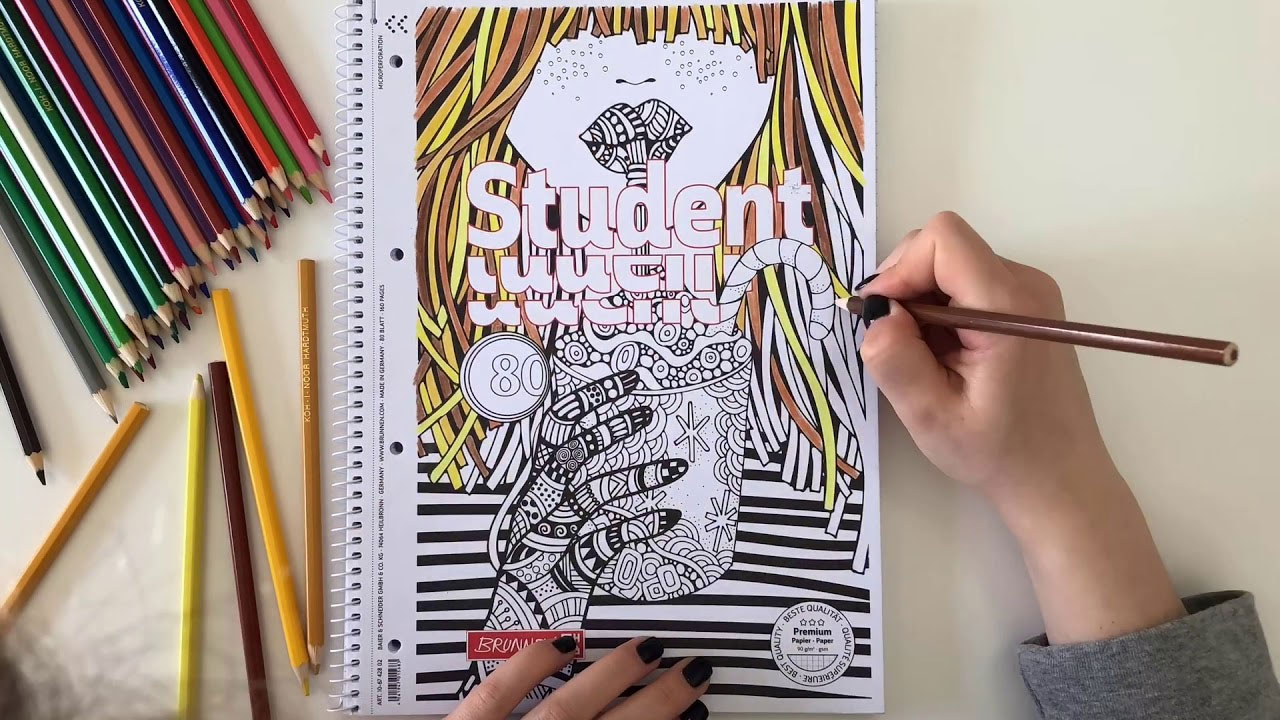 Колледж-блок А4 Premium, клетка, 80 листов, Zenart Cocktail Brunnen - фото 2