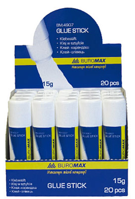 Клей-карандаш PVP, 35г. BuroMax - фото 2