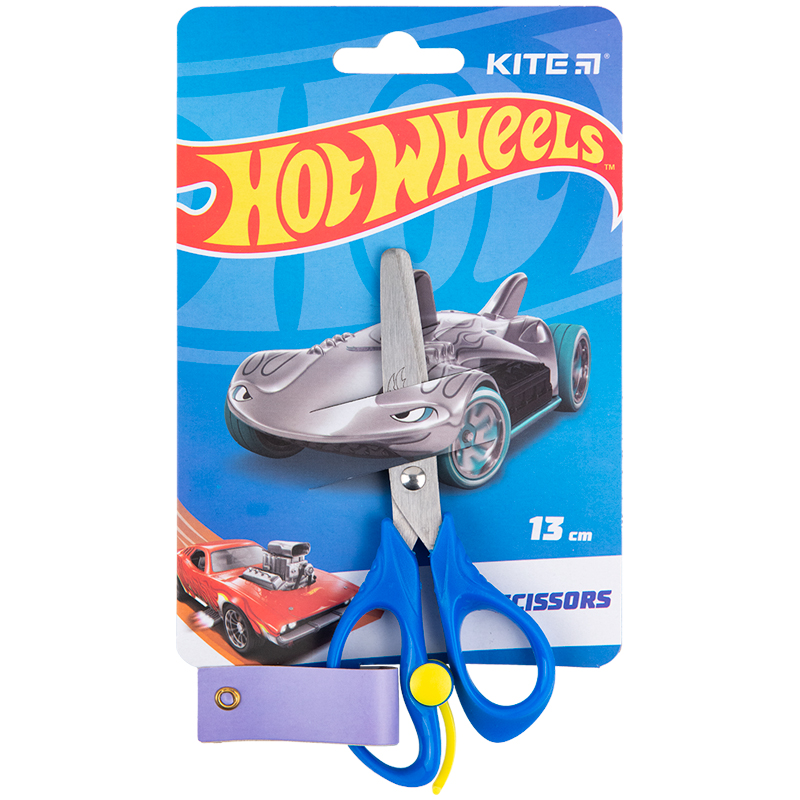 Ножиці  дитячі з пружиною, 13см Hot Wheels Kite - фото 1