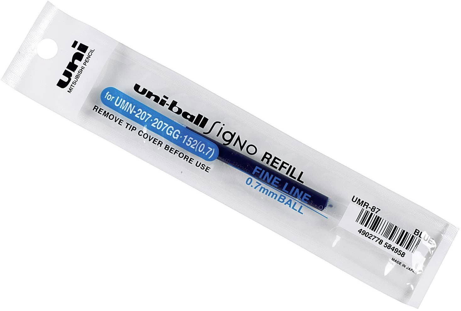 Стержень гелевый uni-ball Signo 207, 0,7мм., син. Uni - фото 4