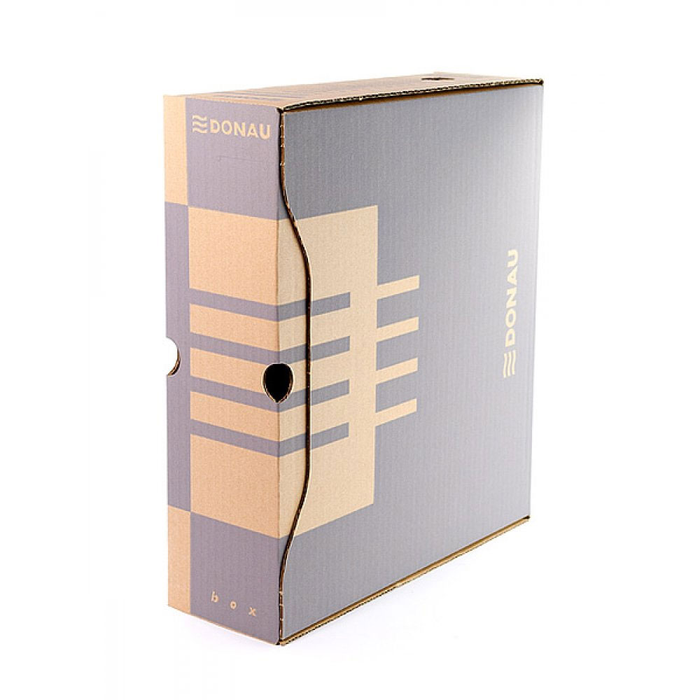 Коробка архивная А4, 120мм., коричн. DONAU - фото 2