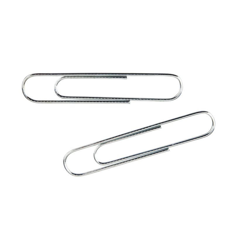 Скрепки 78мм., оцинкованные, круглые,  50шт., картон. уп. Axent Delta - фото 1