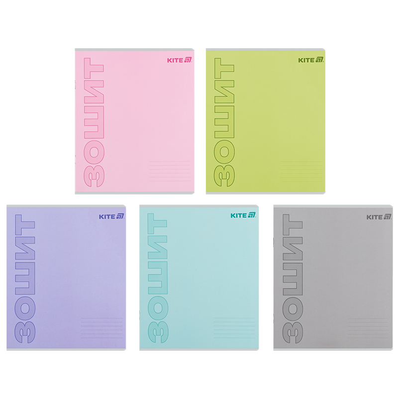 Зошит 18 арк., лін., софт-тач + УФ лак, Kite One color (K25-237-2) Kite - фото 16