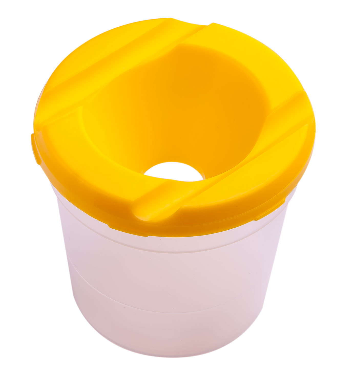 Стакан-непроливайка Kids line, 76*73*76мм., желт. ZiBi - фото 1