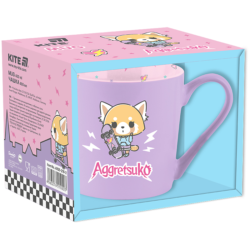 Чашка 400 мл, «Aggretsuko» Kite - фото 1