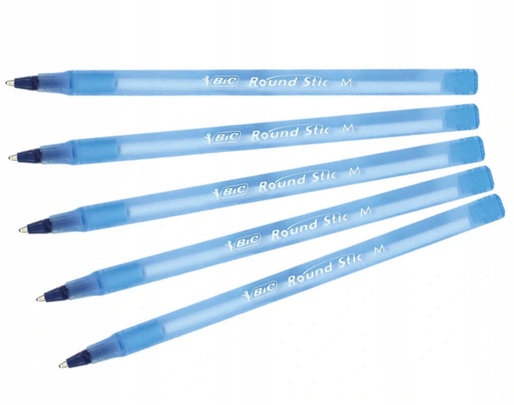 Ручка кулькова Round Stic корпус син., ст. син. Bic - фото 5