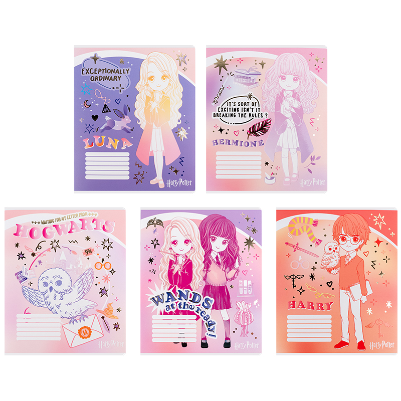 Тетрадь 18 лист., лин., фольга + УФ лак, Harry Potter (HP25-237) Kite - фото 12