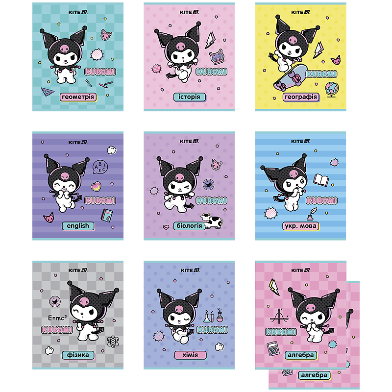 Зошит предметний 48 арк., кл., Hello Kitty, набір 10 шт (HK25-240-1-9) Kite - фото 1