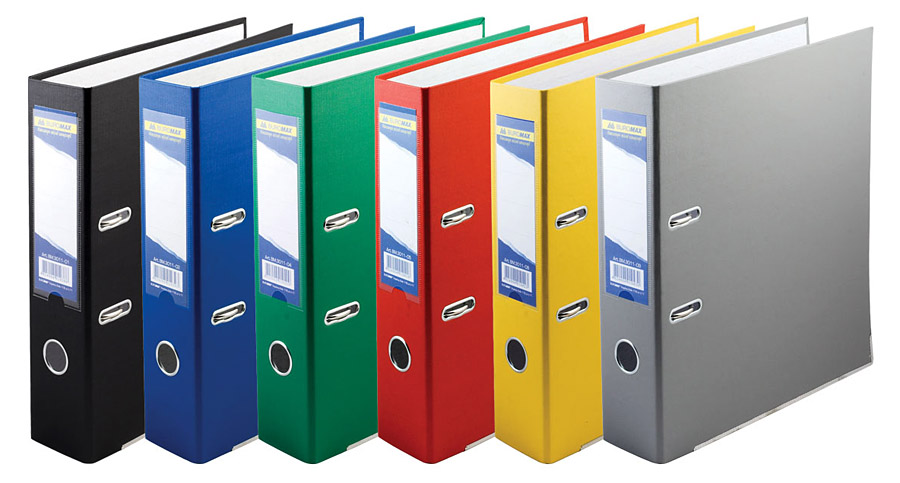 Реєстратор 5см. А4 (PVC), сір. BuroMax - фото 5