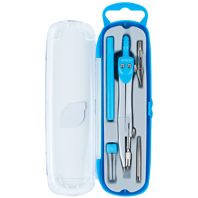 Готовальня 5 предметів блакитна Kite - фото 1