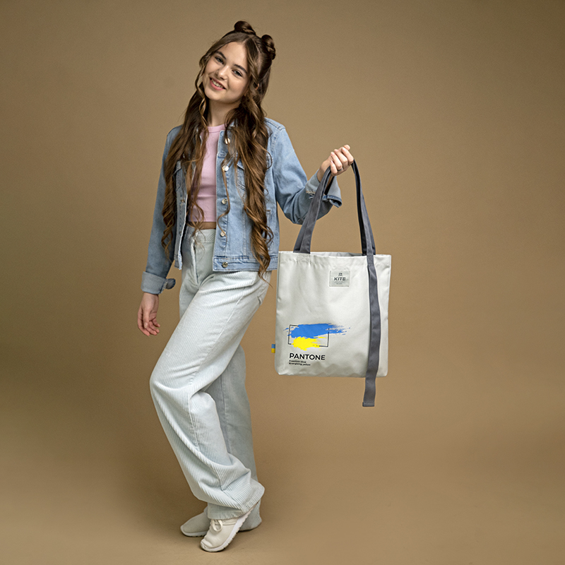 Сумка-шоппер Kite 587-1, серый Kite - фото 7