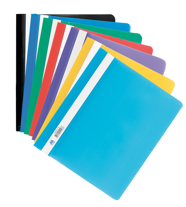 Швидкозшивач з прозорим верхом А5, син. BuroMax - фото 3