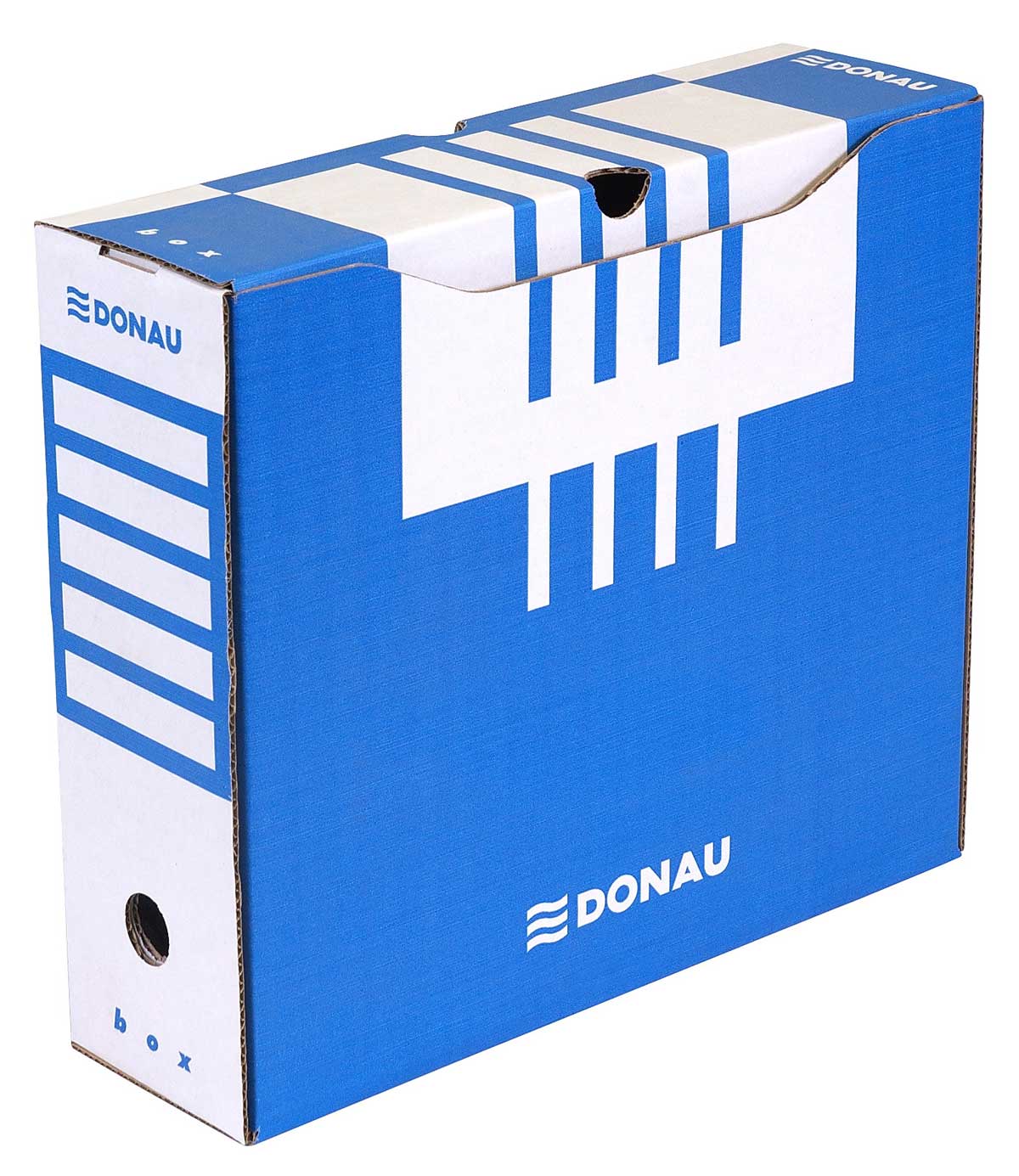 Коробка архівна А4, 100мм., син. DONAU - фото 2