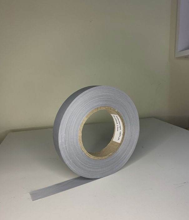 Лента светоотражающая 2,5см, 100м, коэфициент отражения: R>250, серебр. BuroMax - фото 2