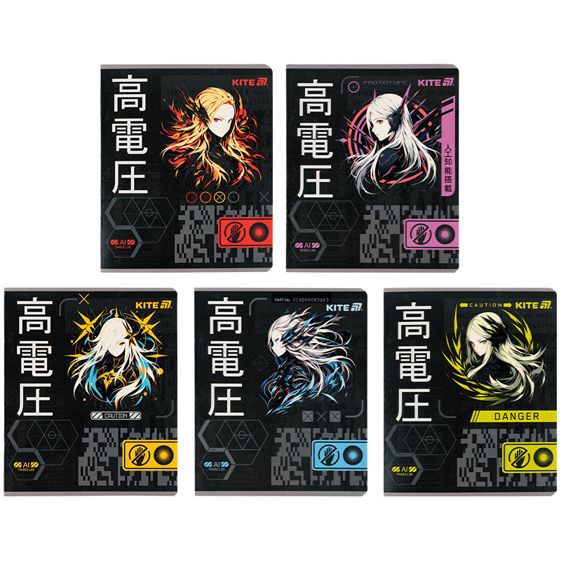 Тетрадь 24 лист., лин., гибр. лак + УФ лак, Kite Anime (K25-239) Kite - фото 5