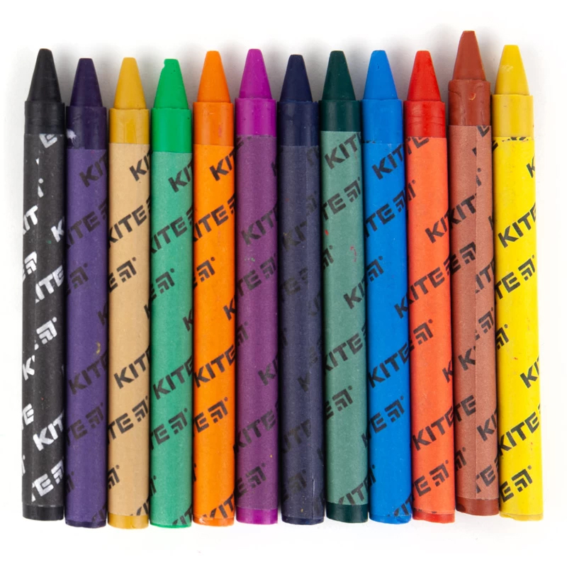 Карандаши восковые 12цв. 