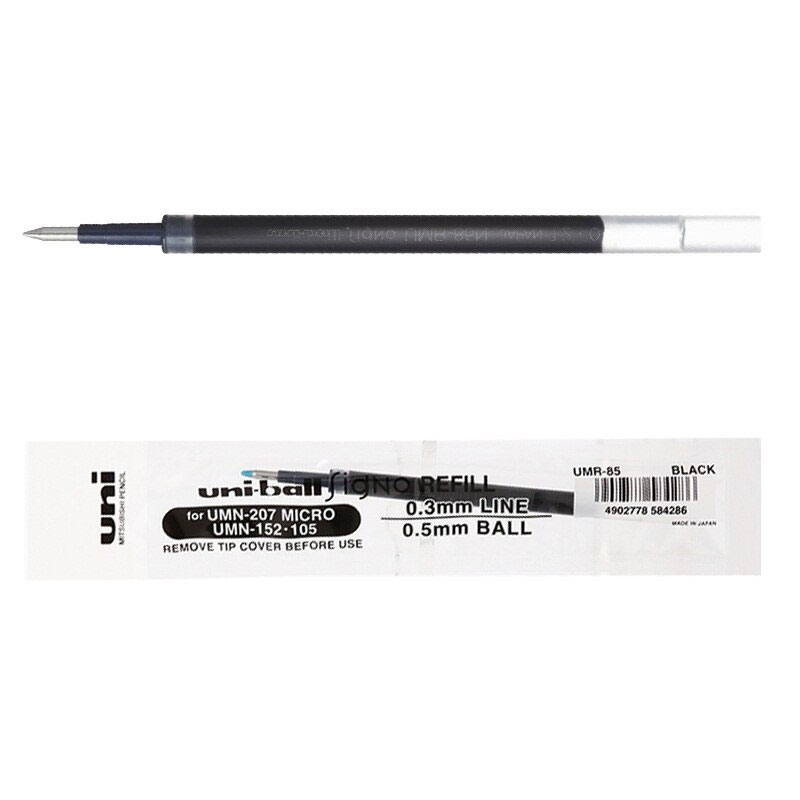 Стержень гелевый uni-ball Signo 207 micro, 0,5мм.,черн. Uni - фото 2