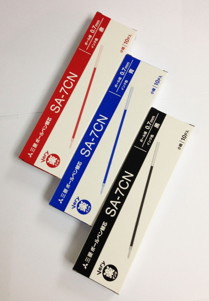 Стержень шариковый uni Laknock, короткий, 0,7мм., черн. Uni - фото 4