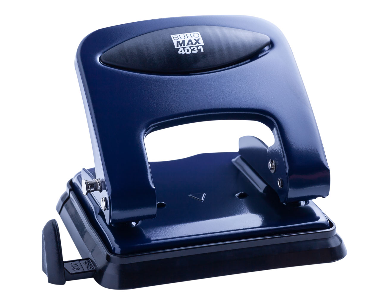 Діркопробивач на 2 отвори, до 30 аркушів BM.4031, металевий, 133*114*93мм., син. BuroMax - фото 1