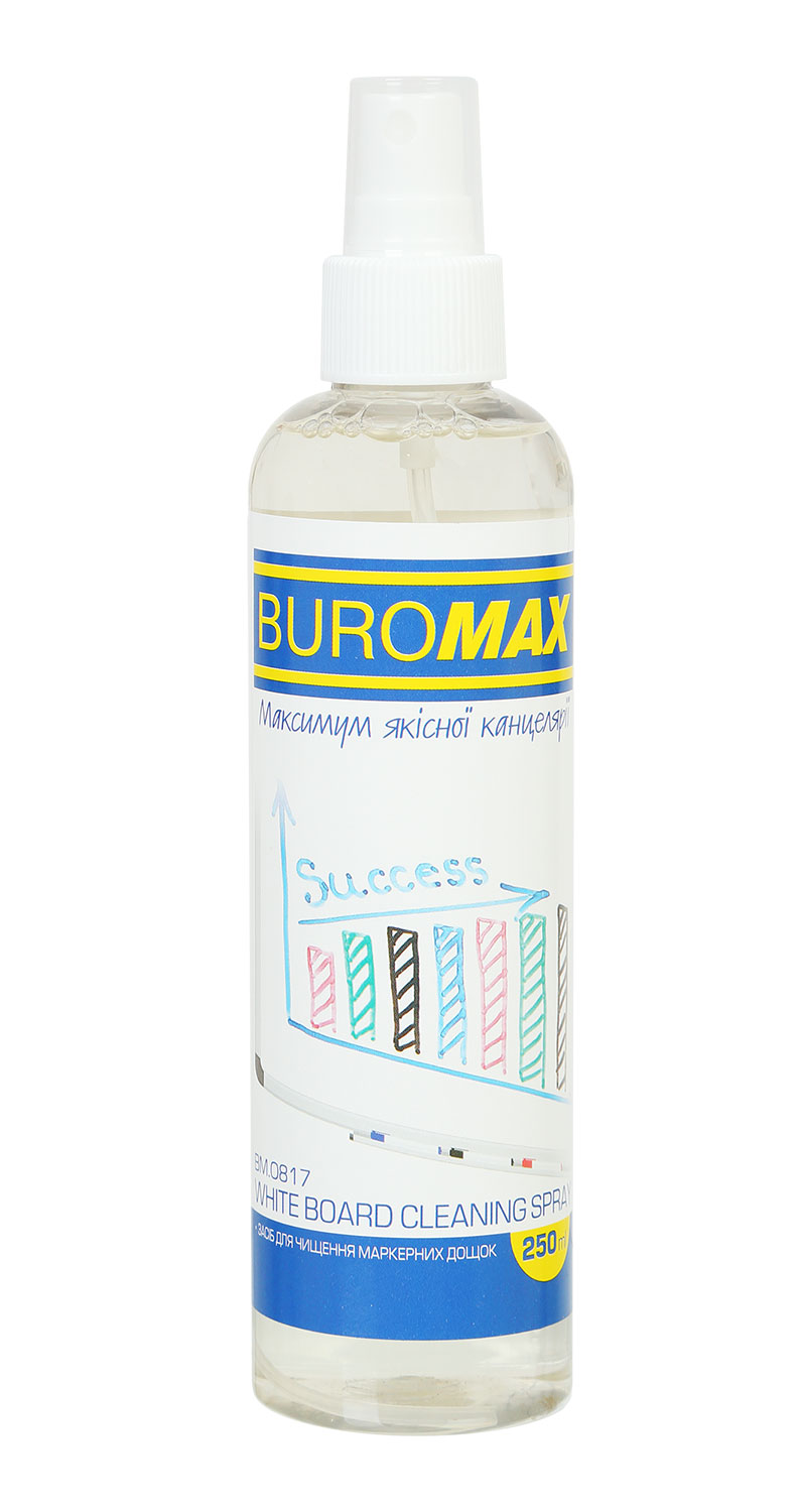 Жидкость для очищения белой доски 250мл. BM.0817 BuroMax - фото 1