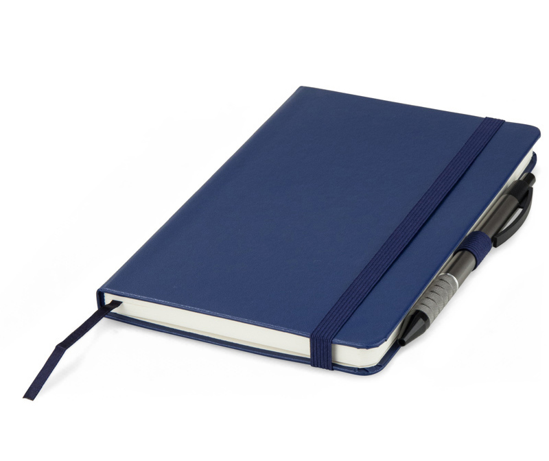 Книга записная Partner А5 (125*195мм.), 96л., линовка - точка, син. Axent - фото 3