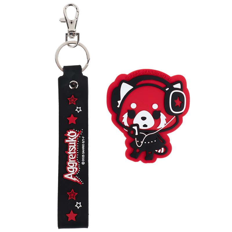 Набір бейдж на липучці та підвіска, 2 шт., 3010-2 Aggretsuko Kite - фото 4