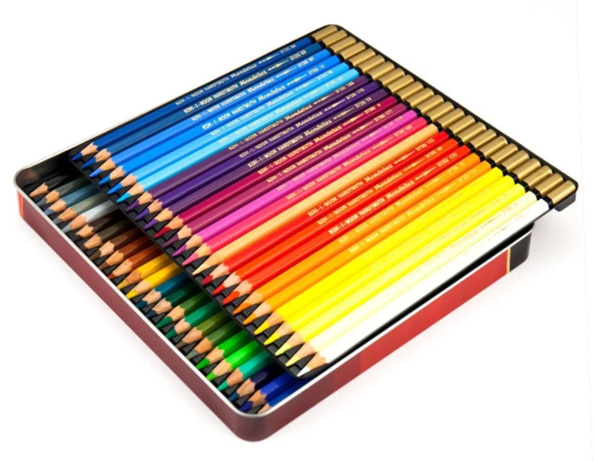 Олівці акварельні, 48кол. MONDELUZ 3726, метал/коробка Koh-i-noor - фото 2