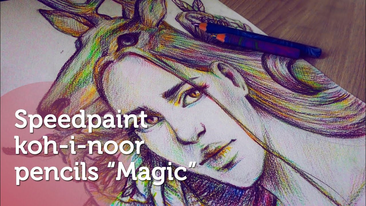 Карандаши многоцветные,12цв., MAGIC 3 in 1, + блендер Koh-i-noor - фото 2