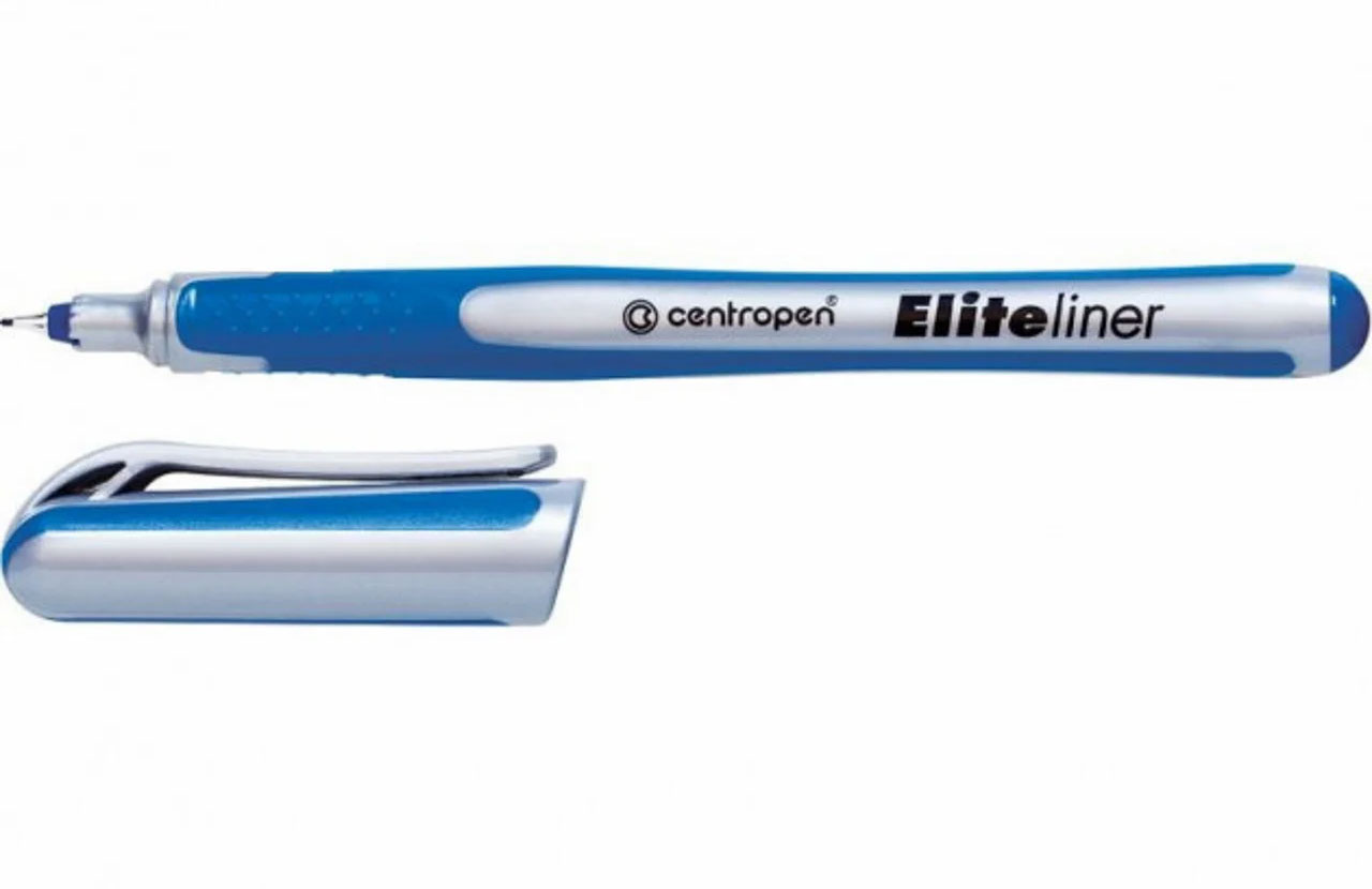 Лінер Elite 0.3мм.(F), корпус син., ст. син. Centropen - фото 2