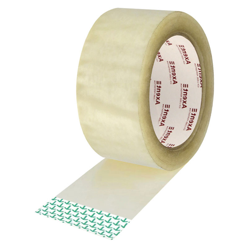 Клейка стрічка пакувальна прозора 48мм.*91,4м (100ярд) 45мк прозор. Axent - фото 2